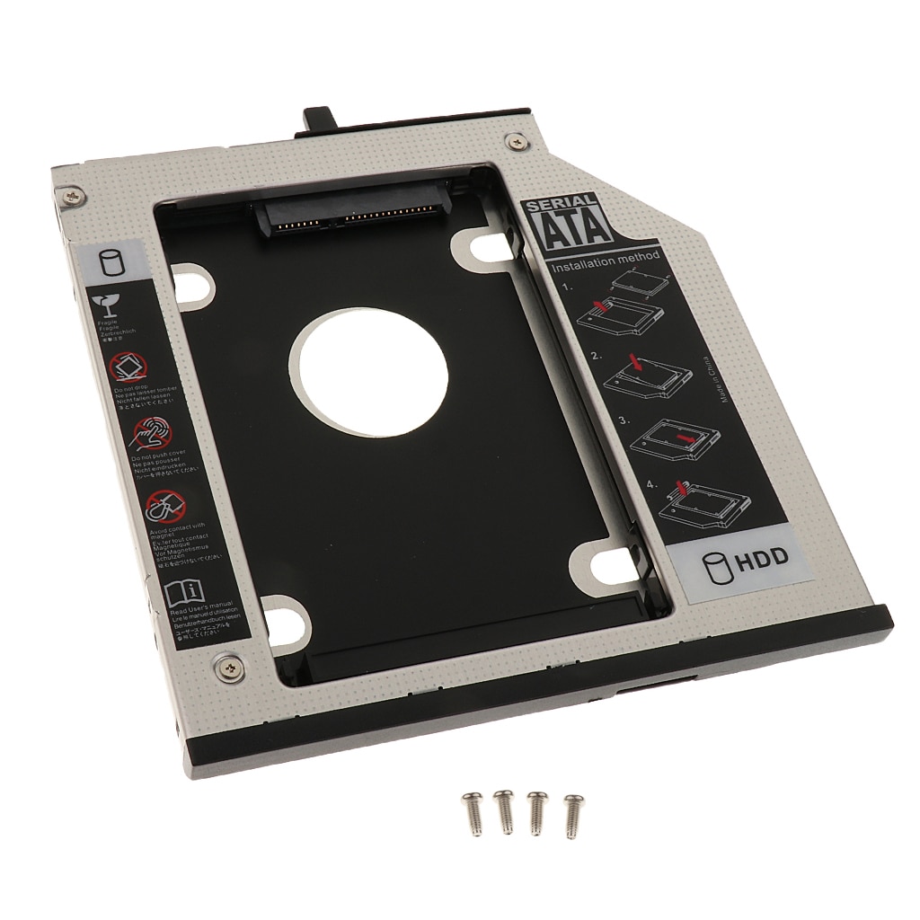 Caddie de disque dur SATA 9.5mm, pour IBM Lenovo Thinkpad T400 T410 en aluminium
