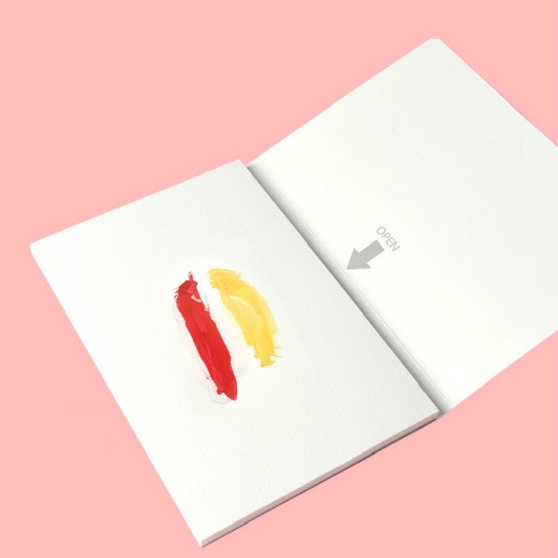 Artist Thicken 300g Painting Paper Book 20sheets Watercolor Paper Cotton Pulp Watercolor Paper with Three Textures Art Supplies