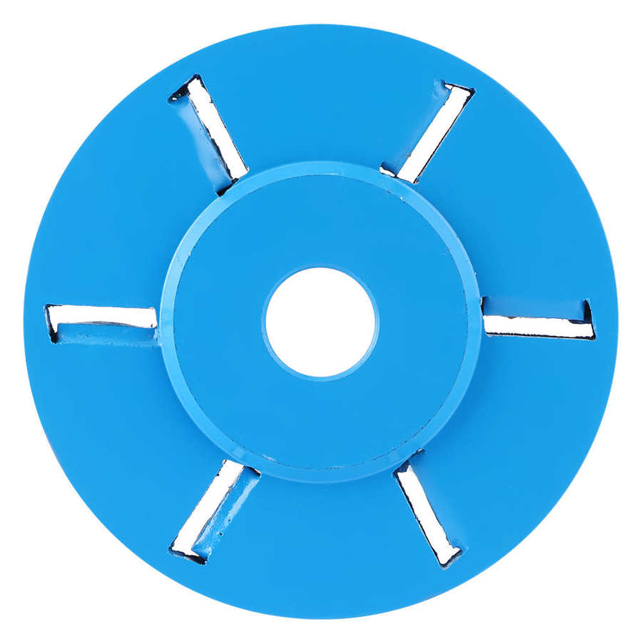 Six Teeth Wood Carving Disc Milling Cutter Disk Woodworking Tea Tray Engraving Tool Angle Grinder Accessories