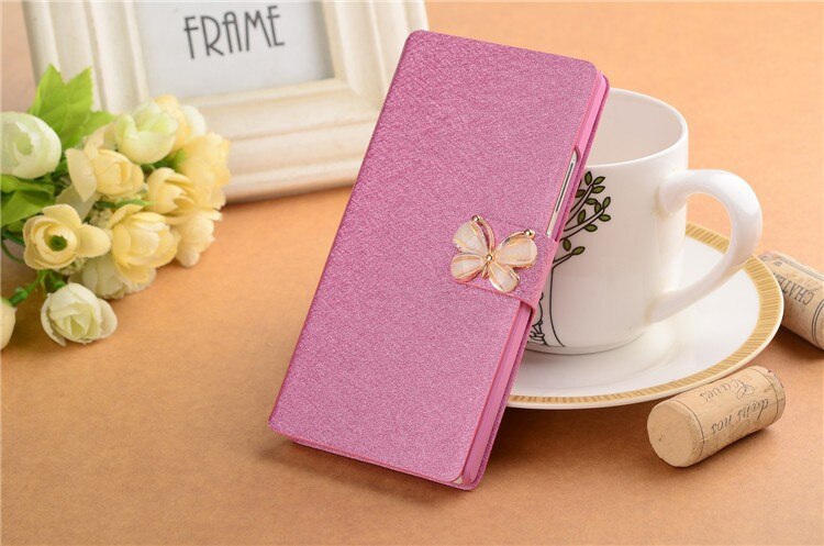 Para ZTE Blade V10 Vita Funda con tapa Original ZTE Blade V 10 Vita PU cuero soporte cartera teléfono Funda Capa Coque bolsa: CS Rose butterfly