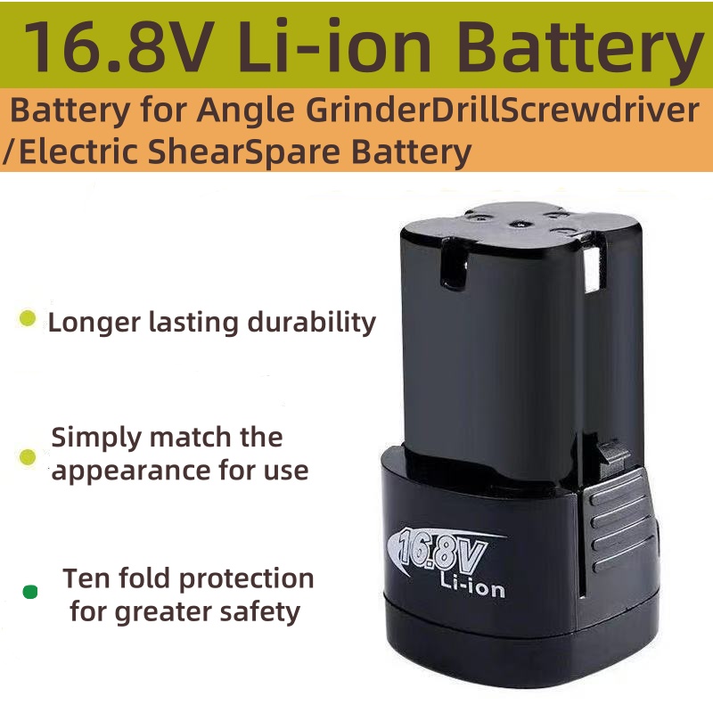 16,8 V Universal-Lithiumbatterie für Elektrowerkzeuge, Elektroschrauber und Bohrmaschinen, 16,8 V 4,0 Ah, Multifunktionsbatterie
