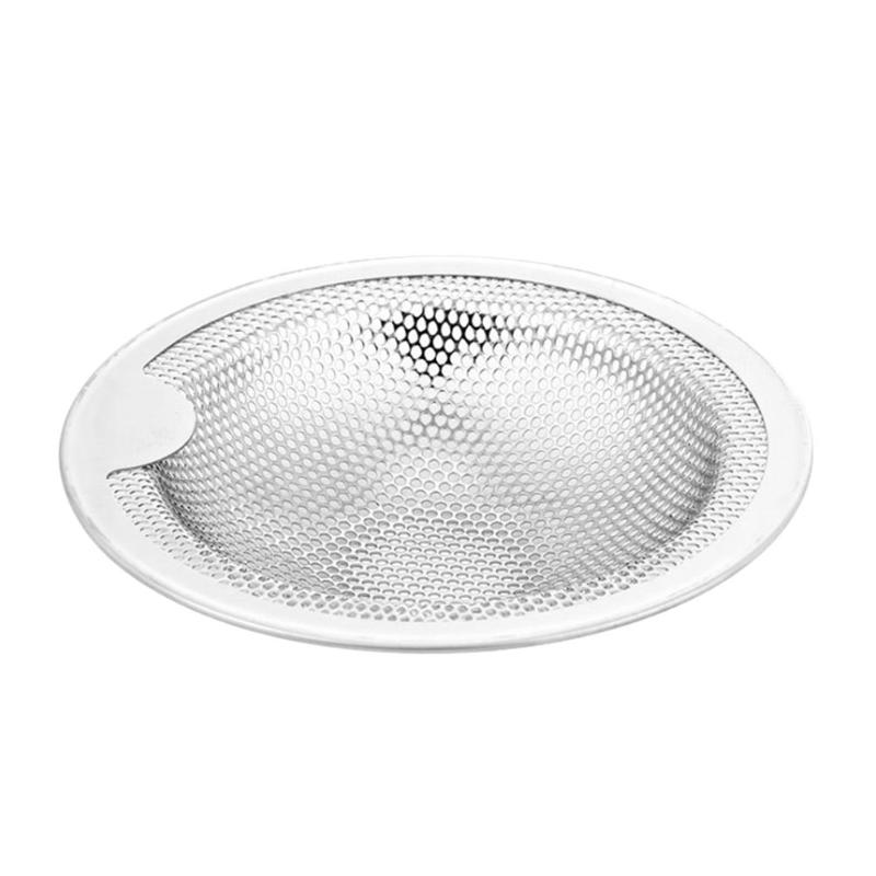 Roestvrijstalen Bad Haar Catcher Afval Stopper Douche Afvoer Gat Filter Mesh Val Gootsteenzeefje Wastafel Drainage voor Keuken: L