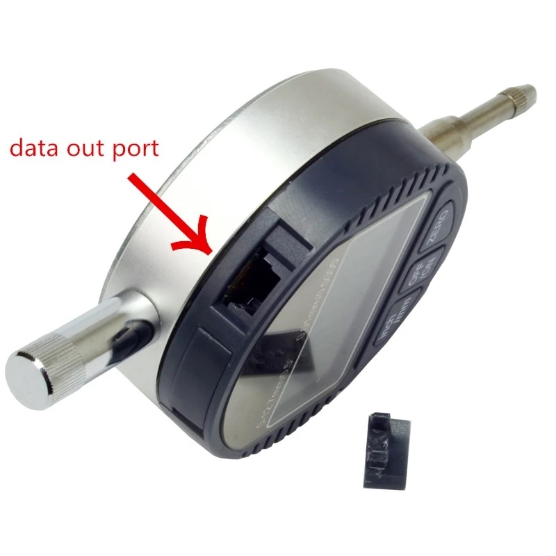 0.001mm 0-12.7/25.4mm Digital Indicator RS232 (9holes) Data Output Electronic Micrometer Dial Indicator Gauge Meter