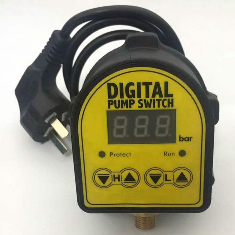 Water Pressure Gauge, Water Pump Digital Display Controller, Household Electronic Booster Digital Display Pressure Gauge