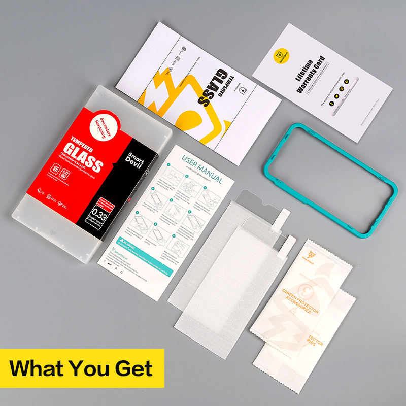 SmartDevil HD Tempered Glass For Xiaomi Mi 14T 13T Pro Glass For Xiaomi 12T Screen Protector Easy Install