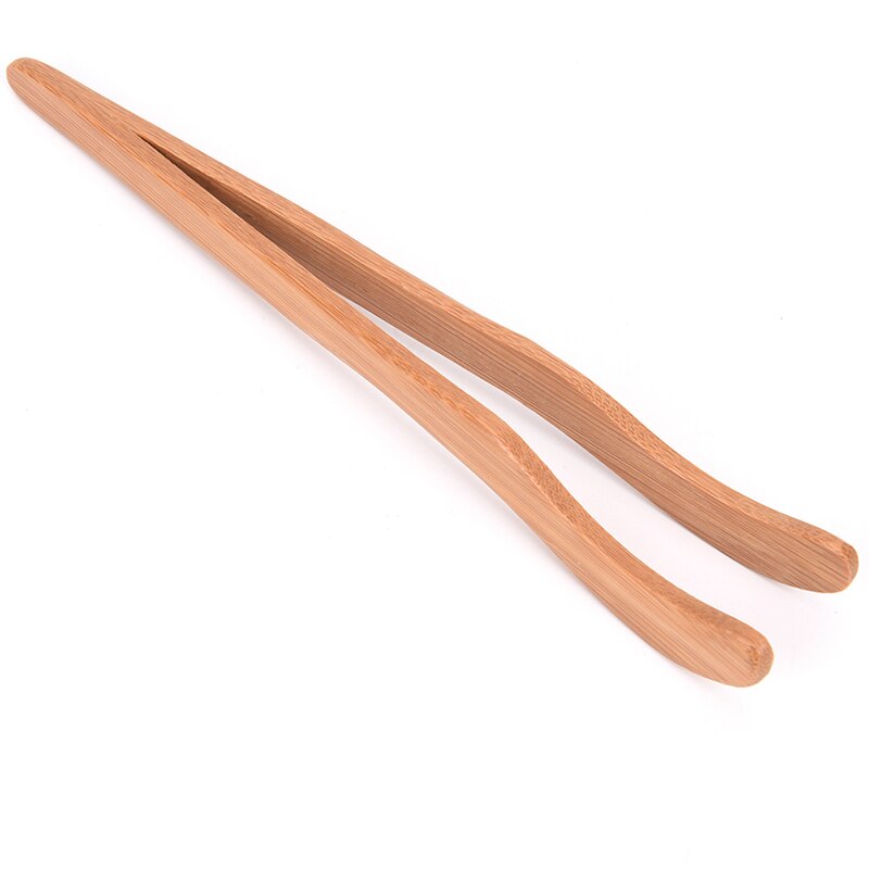 Houten voedselklemmen toasttang broodrooster spekklem suiker ijs thee tang salade keukenklemgereedschap