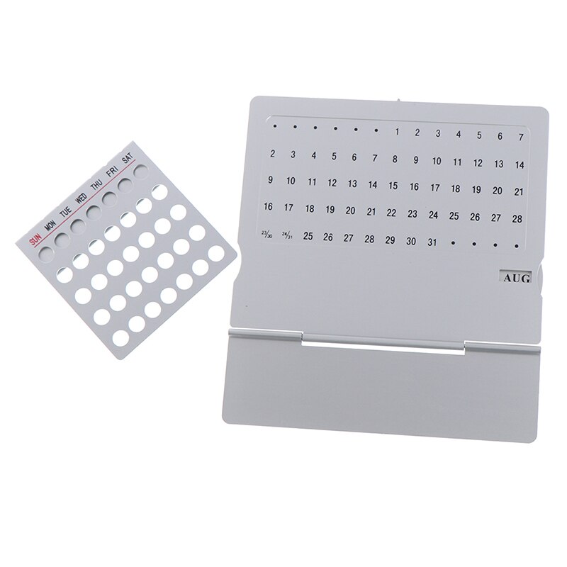 1 pcs Metal fabrication Perpetual Unique 100 Years Perpetual Calendar Office Supplies