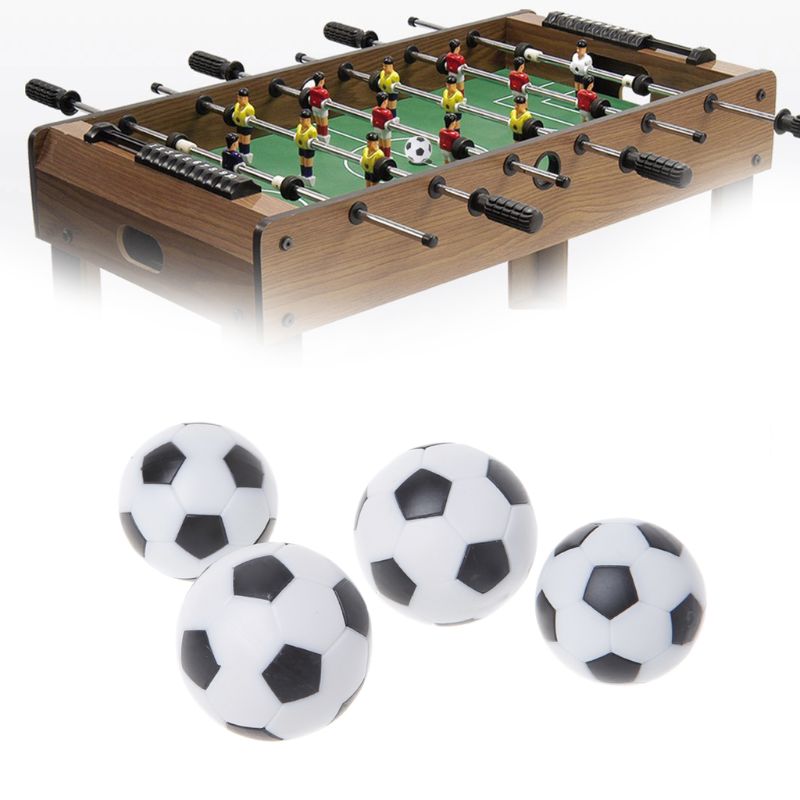 Pelota de fútbol de mesa de resina, juguete educativo de 32mm y 36mm para juegos de interior, 2 uds.
