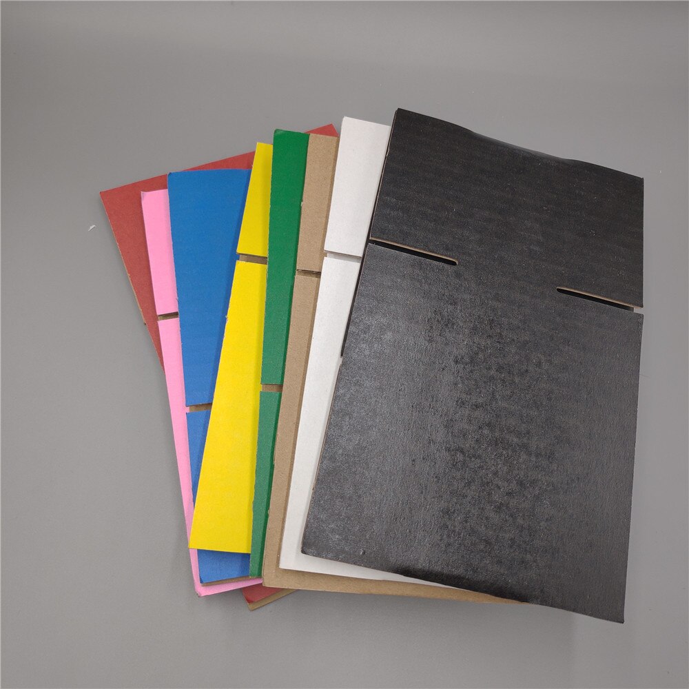 13*8*9cm 50 stücke bunte verrotten rosa schwarz grün gelb kleine Karton Verpackung Kasten, wellpappe Kasten