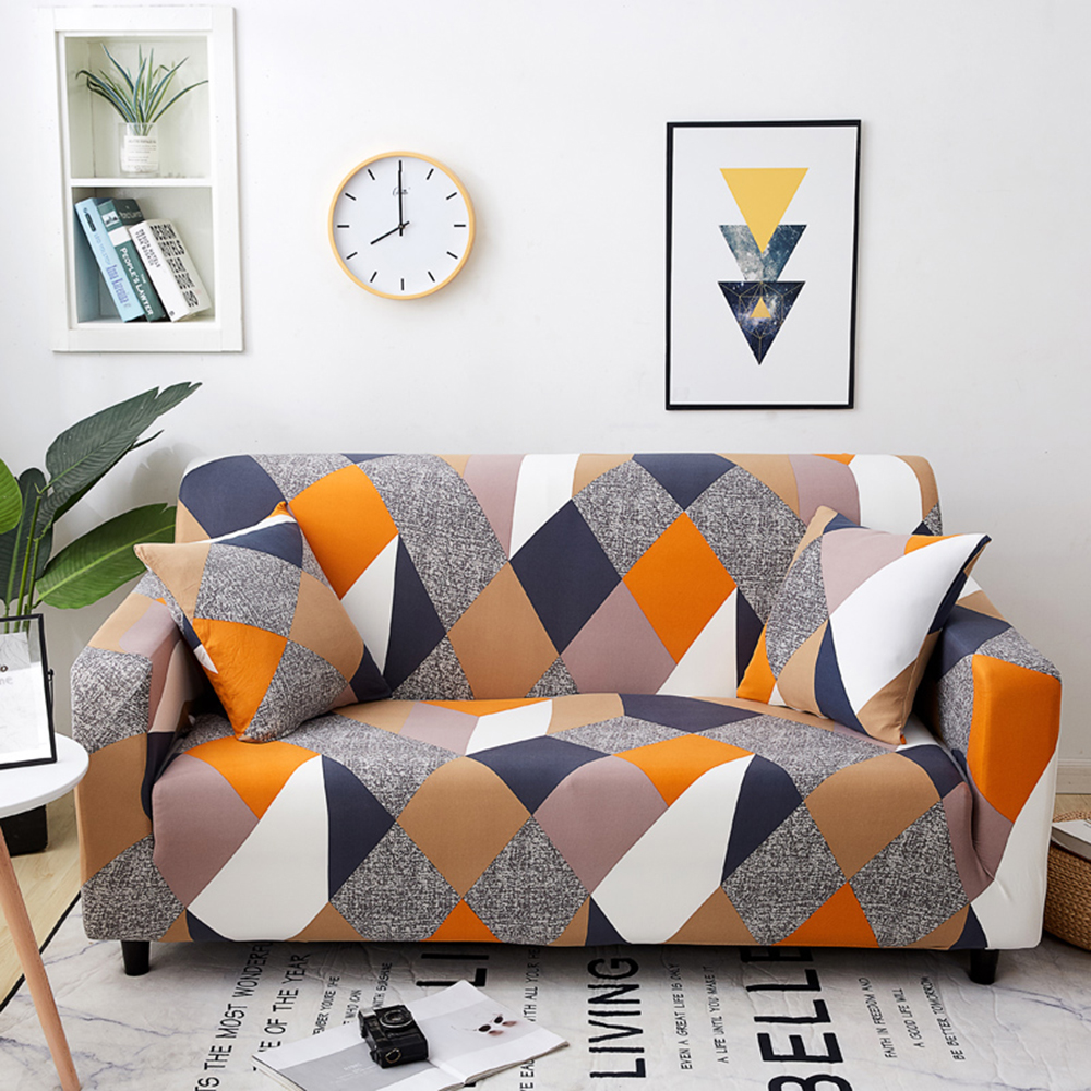 Stretch Slipcovers Sectional Elastic Sofa Cover for Living Room Couch Cover Pets Spandex Armchair Corner Cover 1/2/3/4 Seater: A / 1 seater 90-140cm