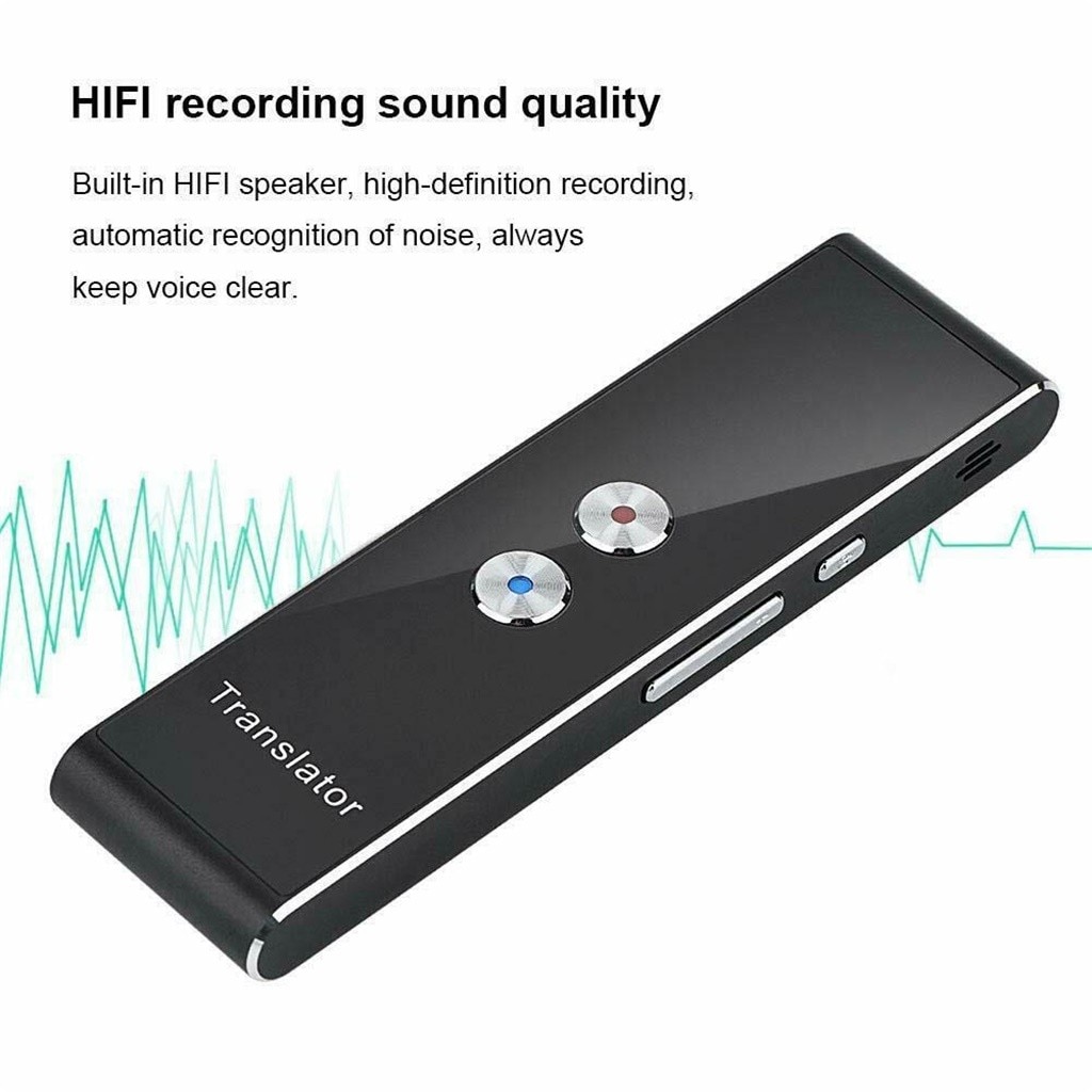 Best Selling T8 Bidirectional Real-time Multilingual Translation Intelligent Voice Translator BT 40 Languages Travel Translation