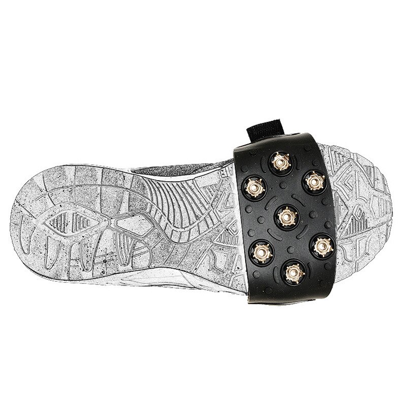 1 paar outdoor 7 tanden pasta eenvoudige stad ijsklauw klimschoenen spijker antislip hoes lichte sneeuw grond stijgijzers