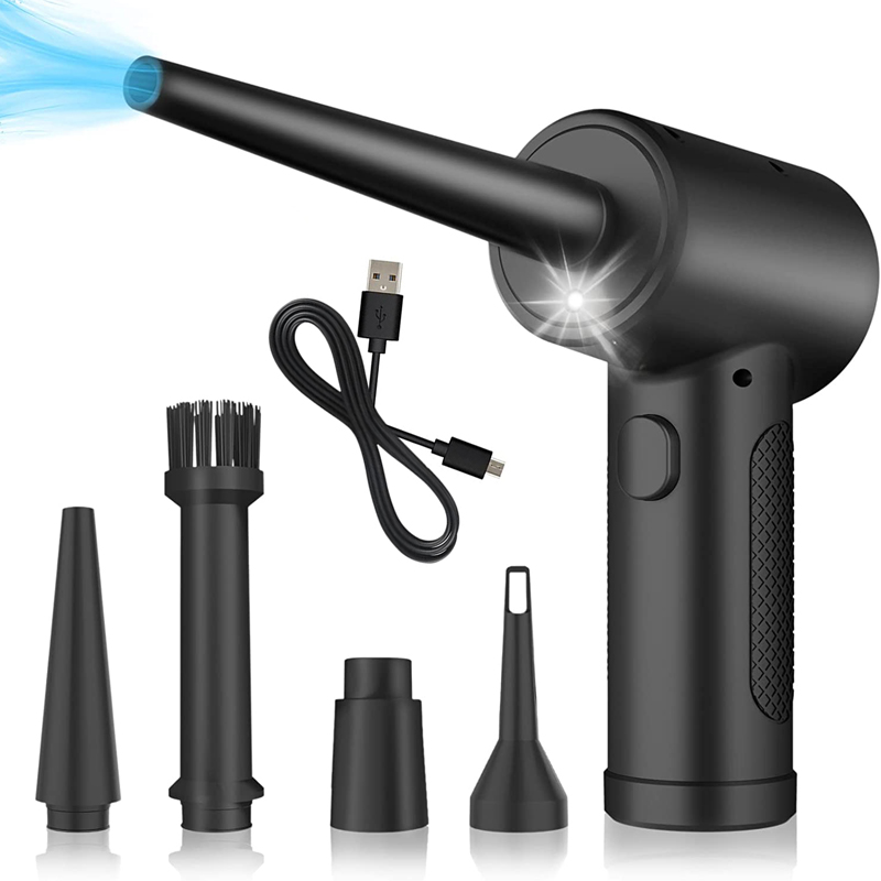 Compressed Air Duster for Keyboard Electric Air Blower Computer Cleaning Cordless Air Dust Cleaner for PC Crumbs Car: Default Title