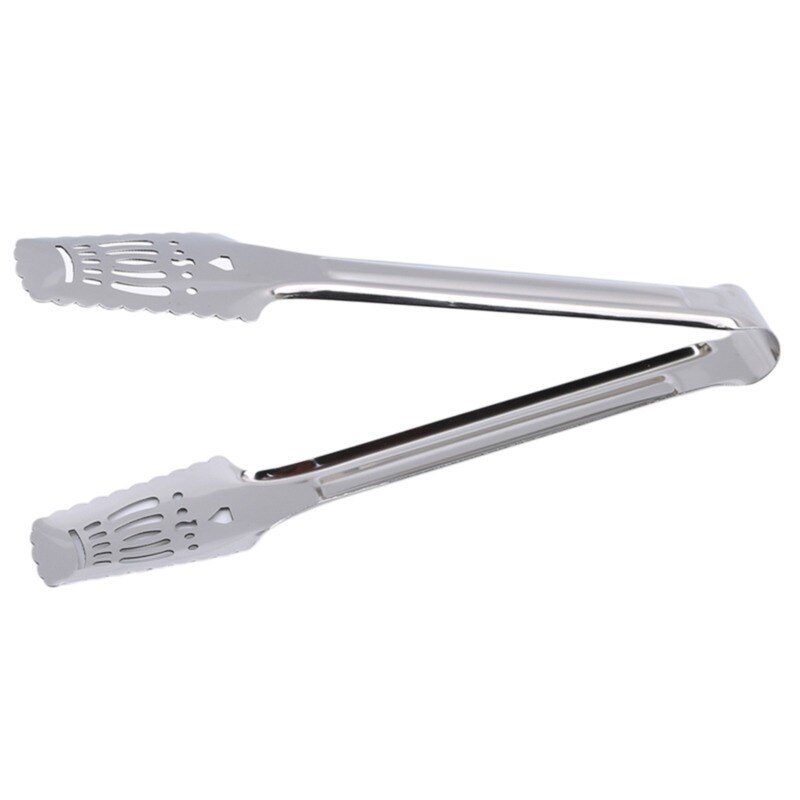 Stainless Steel BBQ Grilling Tongs Salad Bread Serving Tong Kitchen Barbecue Grilling Cooking Tong Kitchen Utensils Accessories: 798484