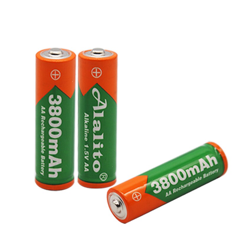 AA battery 3800 1.5 v Rechargeable battery AA 3000mAh Alkaline1.5V Rechargeable Battery For Clock Toys Camera battery
