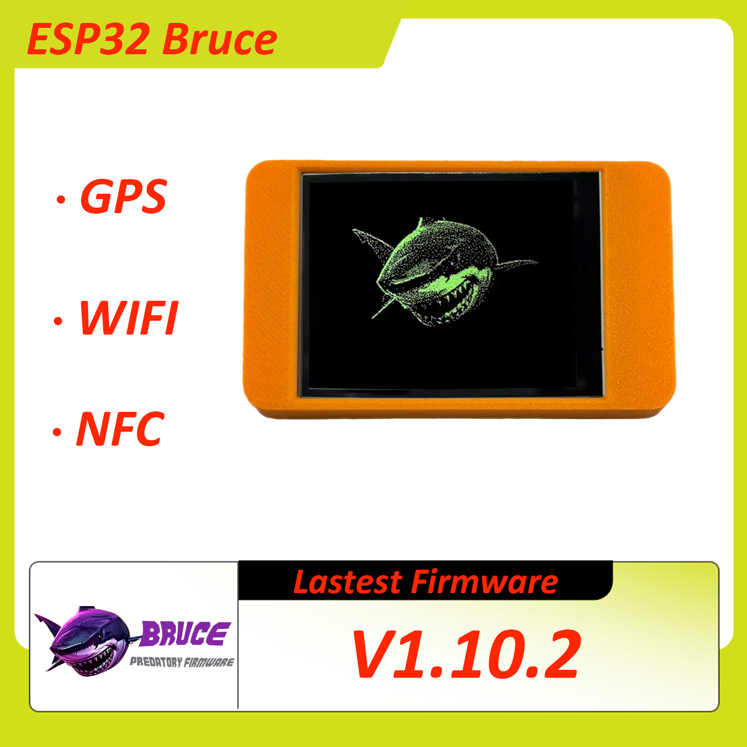ESP32 Bruce CYD 2432S028 Wi-Fi Bluetooth NFC PN532 GNSS ATGM336H and defensive tools enable network secure & reliable wireless