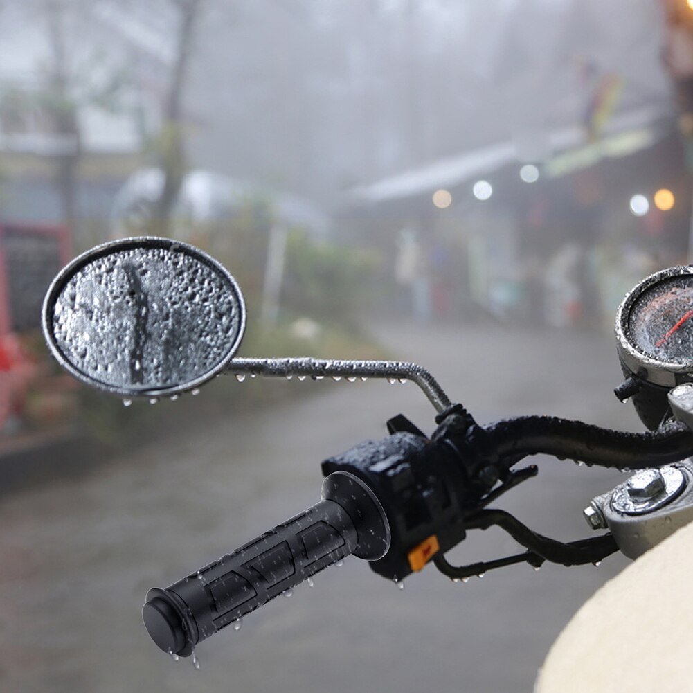 Motorcycle Heated Grips Motorcycle Hander Modified Handlebar Grips with Aluminum Alloy Switch for 22mm Handlebar