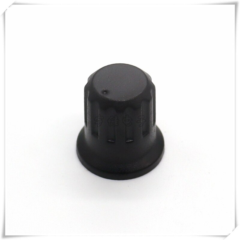 10 Stuk 17*17Mm Zwart Plastic Knop Bloem As Potentiometer Knop Cap Strohoed Type Knop Cap