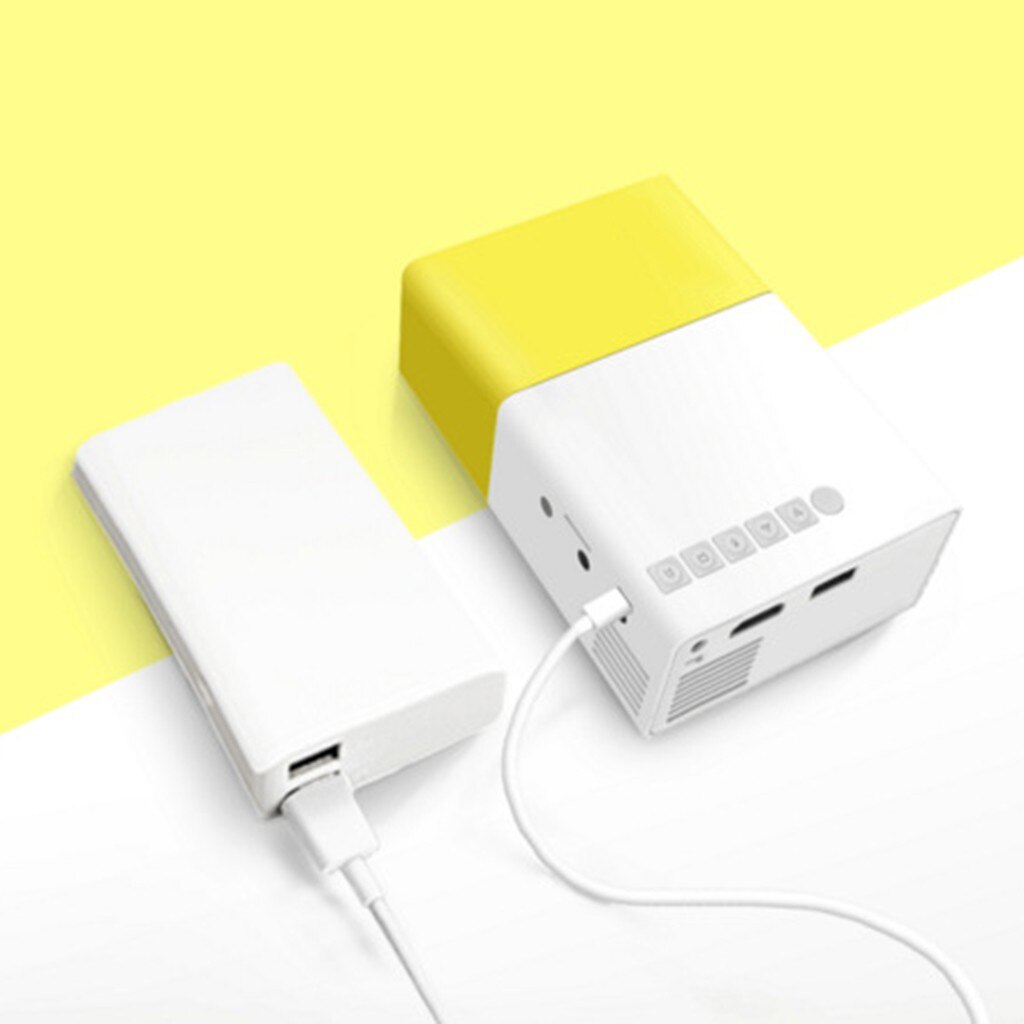 YG300 YG - 300 Mini LCD Projector Full HD Video Projector LED 600LM 320 x 240 1080P Mini Proyector for Home Theater Media Player