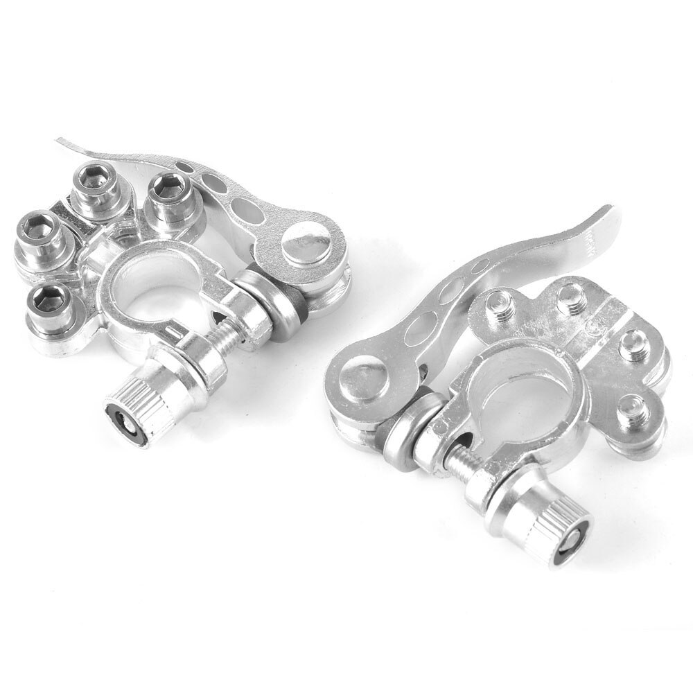 Car Battery Terminal Connectors Quick Release Disconnector Battery Cable Terminal Clamps Positive Negative with Hex Wrench