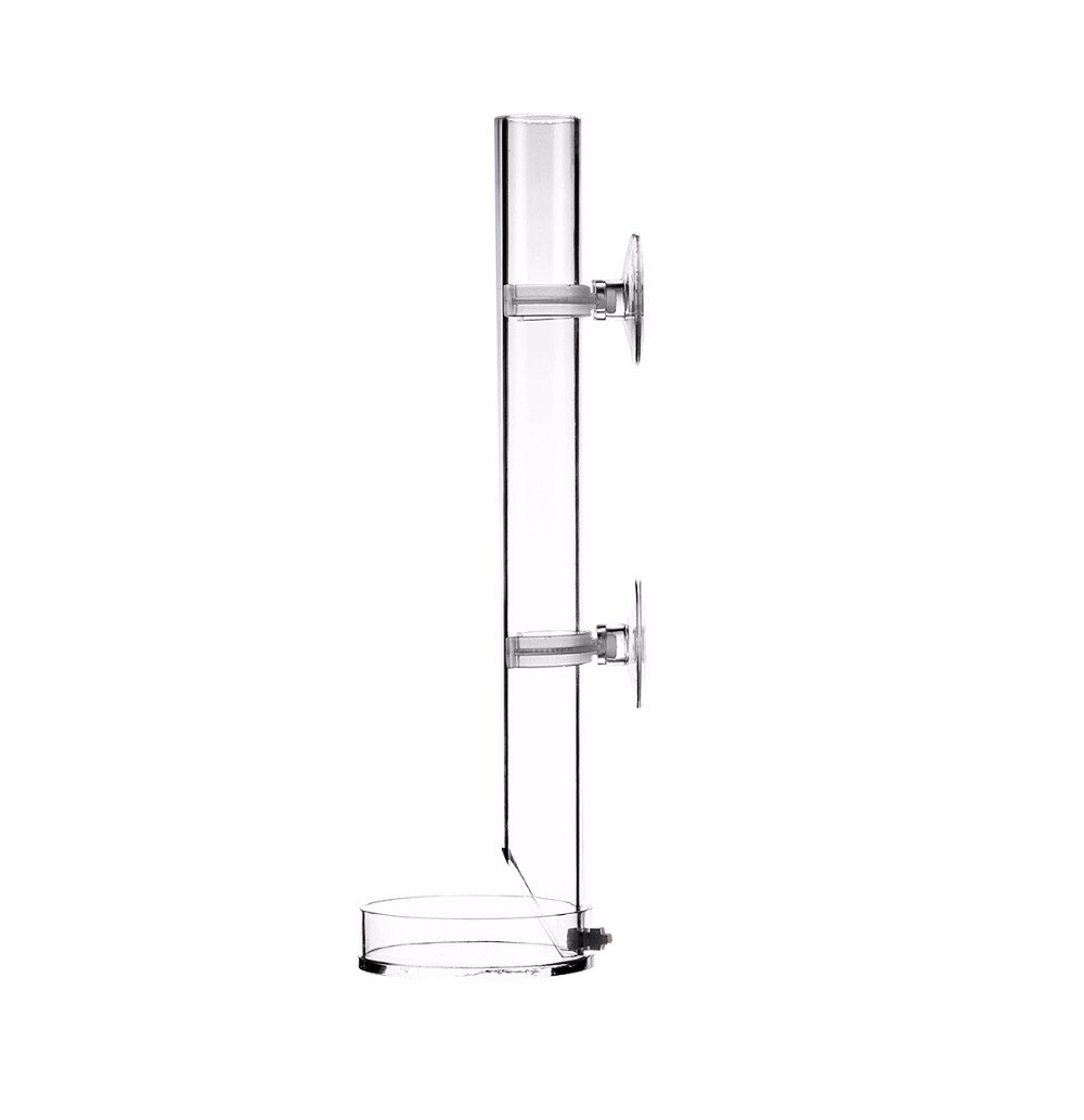 Red bee shrimp feeder long tube bottom fish arcylic aquarium fish marine coral reef tank