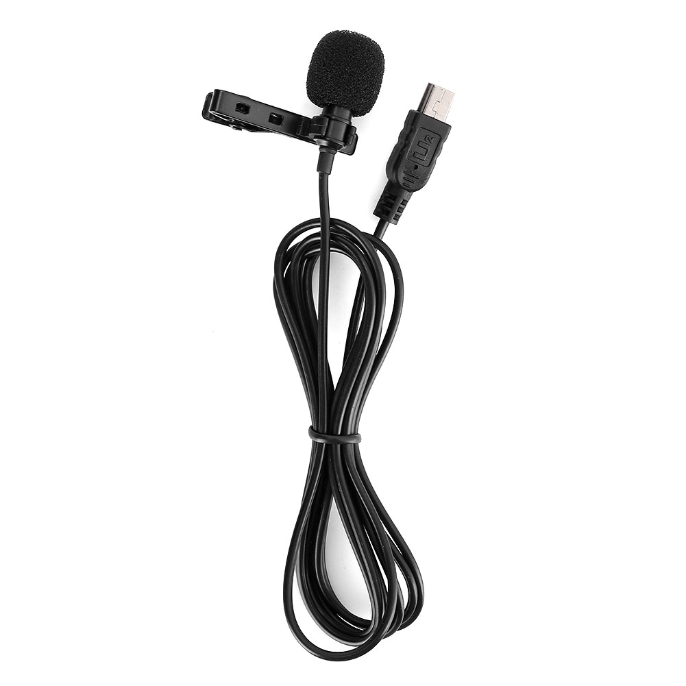 DSLR Camera Mini Collar Clip Capacitor Microphone for Live Broadcast Recording Interview studio microphone micro usb interface