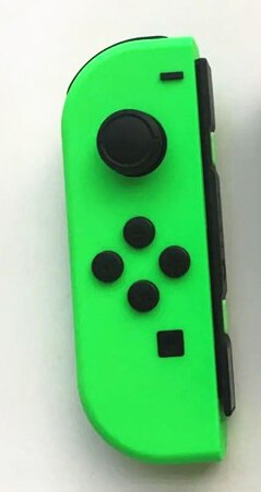 Mando de juegos JoyCon izquierdo, derecho, Morado, rojo, azul, azul, verde, renovado Original para consola de interruptores Nintendo, Mando de consola Joypad: Neon Green L