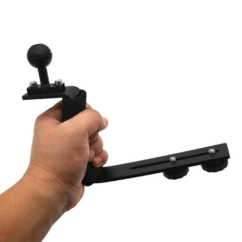 Unterwasser Kamera Tablett Einzigen Handgriff Halterung Handheld Tragbare Steadycam Tauchen Tablett Unterwasser Kamera Halfter Stabilisator