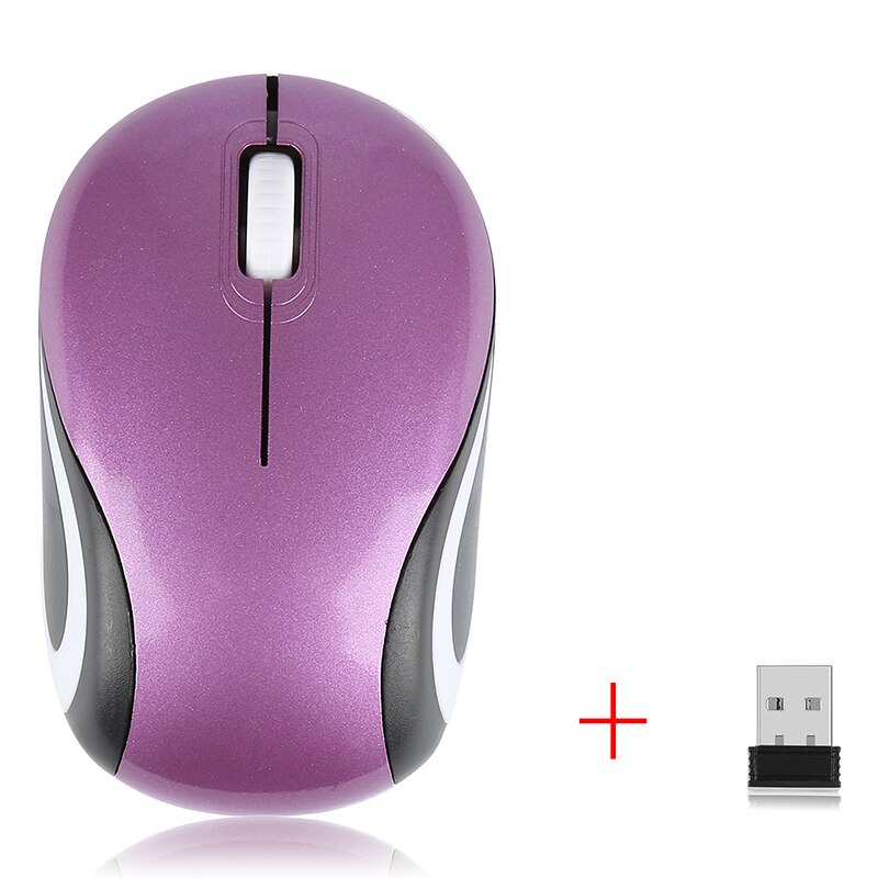 High-end USB Wireless Mouse USB Receiver Optical Computer Wireless Gaming Mouse Ergonomic Mice For Laptop PC Sound Silent: 3