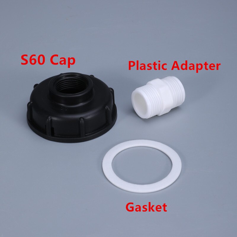 IBC Hose Adapter Reducer Connector Water Tank Fitting 2'' Standard Coarse Thread Durable Garden Hose Pipe Switch Fittings