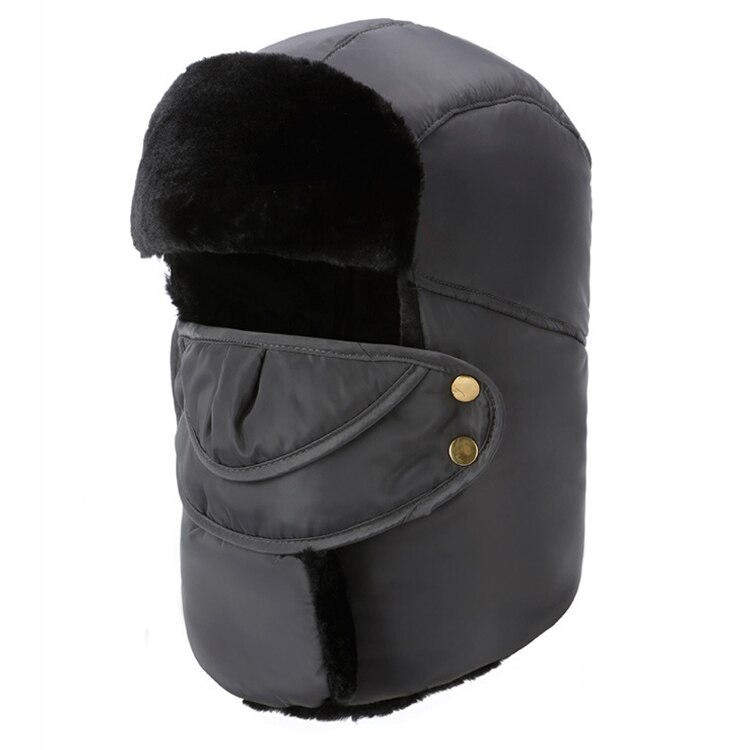 Chapéu montanhismo vk089 feminino e masculino, máscara de proteção para as orelhas ao ar livre à prova de vento, para caminhada, acampamento, ski, para escalada: Dark Gray