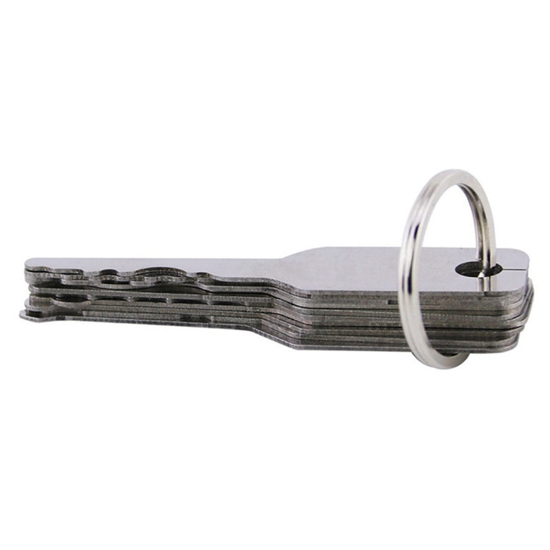 Stainless Jiggler And Keys Dual Sided Car Unlock Lock Open Repair Accessories Tool Kit