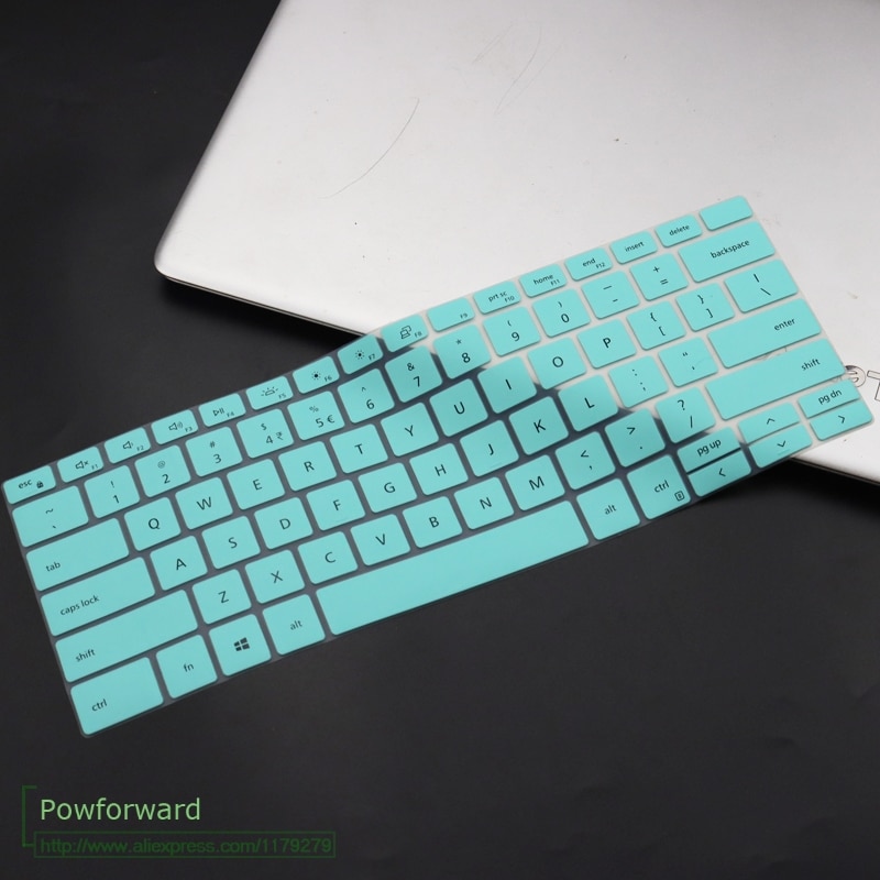 For DELL XPS 13 7390 2 in 1 laptop 13 inch Silicone Notebook laptop Keyboard cover protector skin XPS13: whiteblue