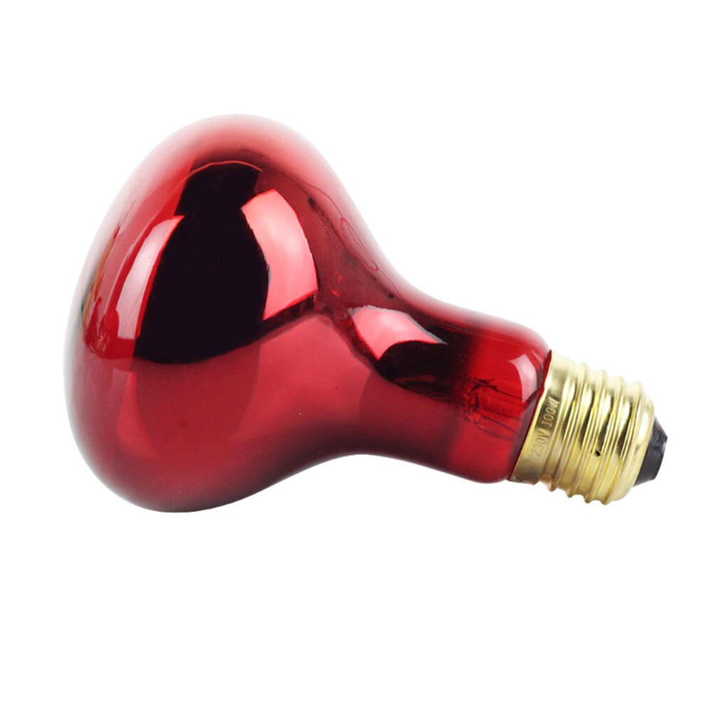 100w infravermelho basking ponto lâmpada de aquecimento bulbo luz vermelha lâmpadas de calor para animais estimação frango tartarugas anfíbios