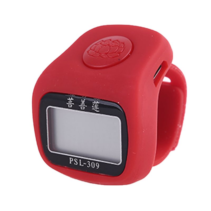 Portable 7-Channel 6-Digit LCD Display Bluetooth Smart USB Electronic Counter: RED