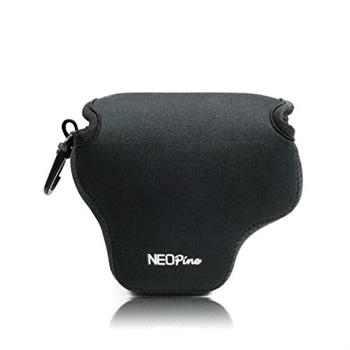 Neoprene Soft Waterproof Inner Camera Case Cover for Nikon Z50 cameras with 16-50mm lens: black