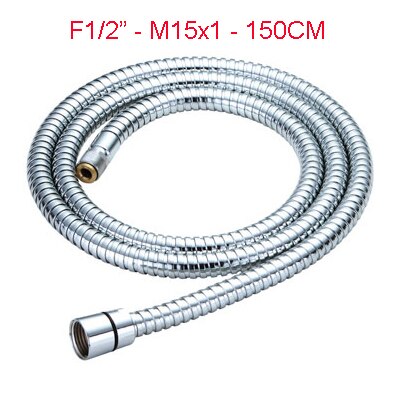 Luxury Stainless Steel Chrome Finish 6 Models Pull Out Shower Hose X18931A: White