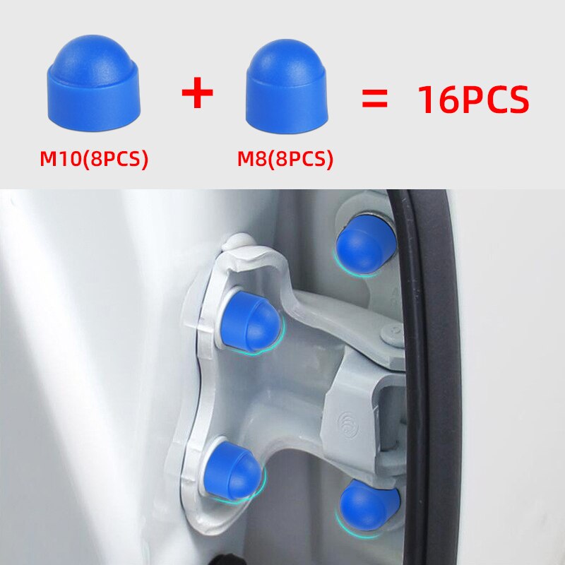 Tampa de proteção universal para parafuso automotivo, acessórios interiores para carro para alfa romeo 159 147 156 giulietta 147 159 mito, 16 peças nheadresto