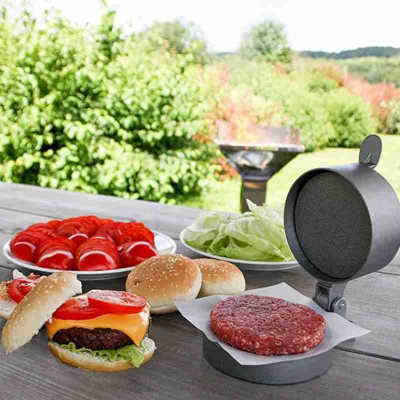 Kitchen Aluminum Alloy Hamburger Mold Meat Press Meat Press Makers Mold Burger Meatballs Tools Hamburger Maker Pat Tool P4J6