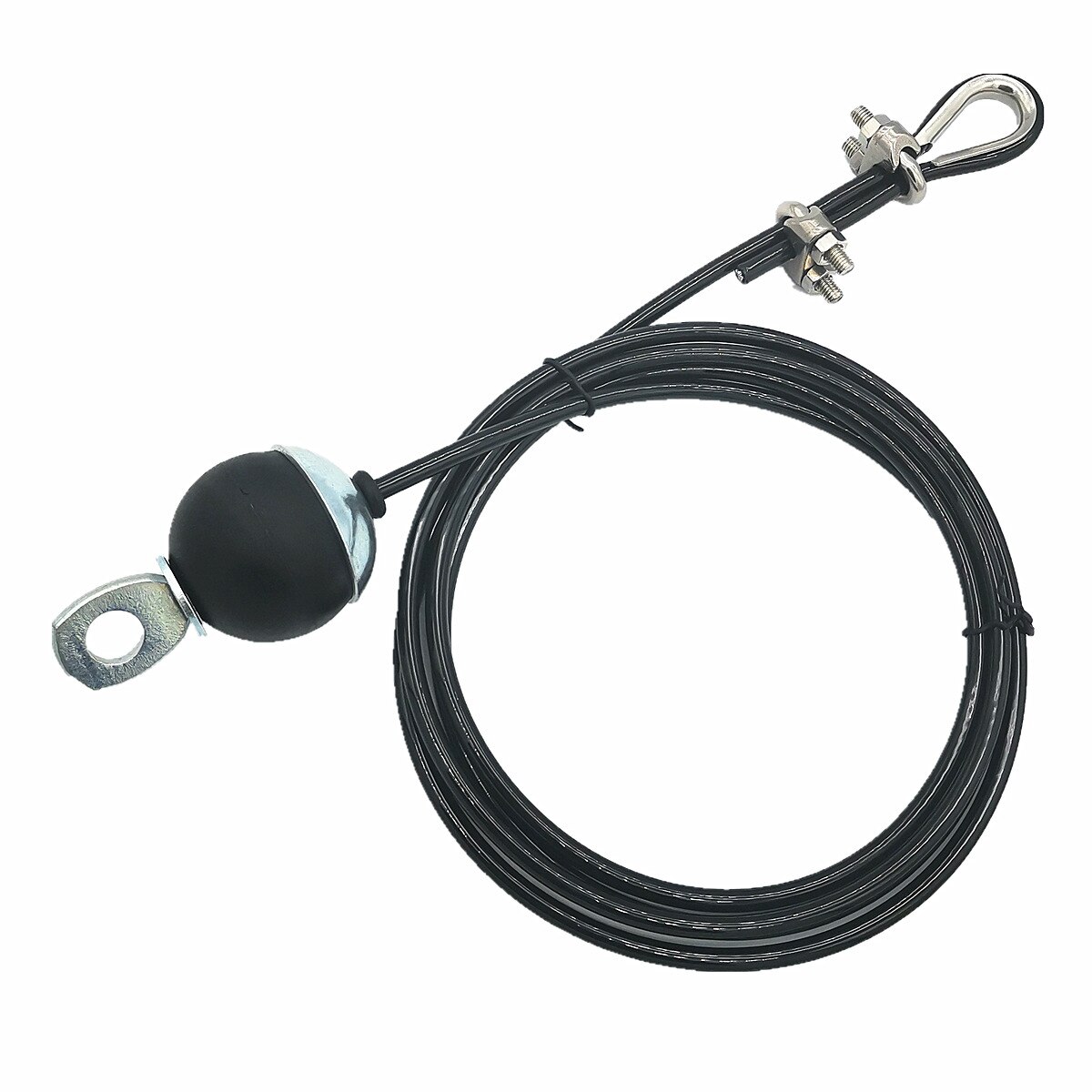 Household Fitness Bike Spare Tire Durable Wire Rope High Strength Wire Rope Tractor Detachable Strong Wire Rope FitnessEquipment: 1.8m fixed model