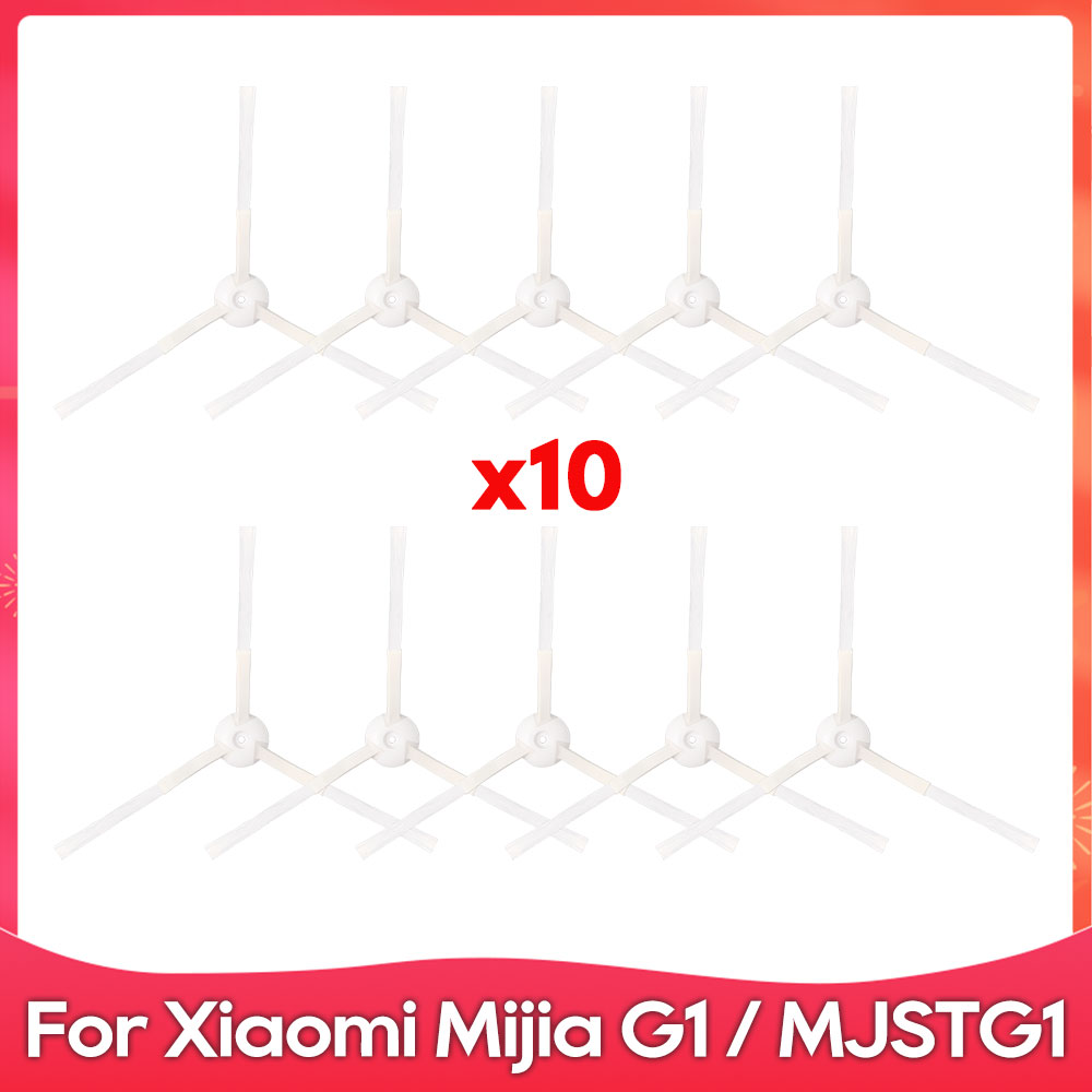 Compatible con Xiaomi Mi Robot aspirador Mop Essential G1/MJSTG1/SKV4136GL) pieza accesorio de fregona con filtro de Cepillo Lateral principal: Transparente