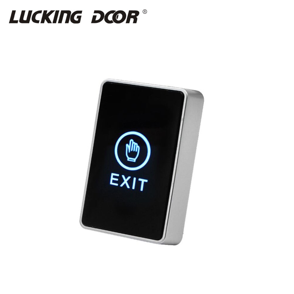 Push Touch Exit Button Door Eixt Release Button With LED Indicator for Home Security Protection for access Control System