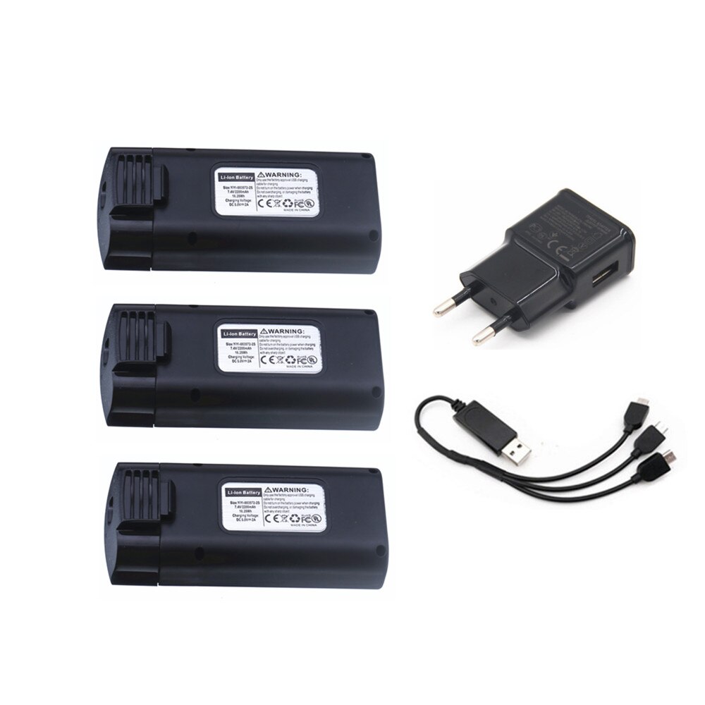 7.4V 2200mAh Lipo Battery and Charger Set For SG108 SG-108 RC Quadcopter Spare Parts 7.4V Rechargeable Battery