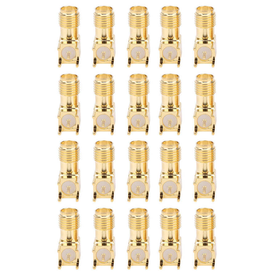 SMA Connector Bandwidth Mount RF Connector Microstrip Lines for Microwave Equipment RF Cables Digital Communication Systems