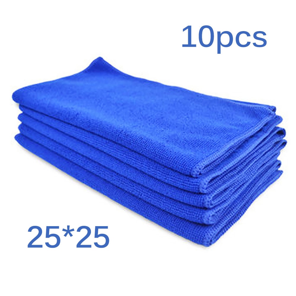 Trapo de limpieza de microfibra para coche, trapo de limpieza suave automático, plumero de 25x25cm, novedad de