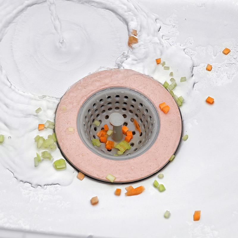 1Stck Küche Kanalisation Abfall Haar Filter Sieb Weizen Kunststoff Waschbecken Sieb Stecker Ablauf Filter Korb Küche Schlecht Abtropffläche