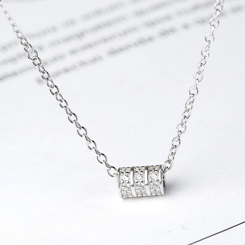 Sodrov 925 sterling silver spin colar s925 feminino personalidade clássica jóias finas para mulher