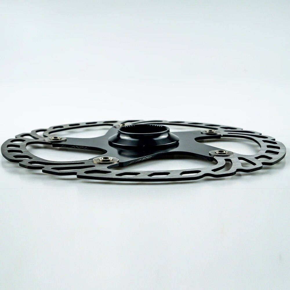 ZRACE Bicycle Bearing Centerlock To 6-Hole Adapter, Aluminum Alloy Center Lock Conversion 6 Hole Brake Disc, Center Lock 6 Bolt