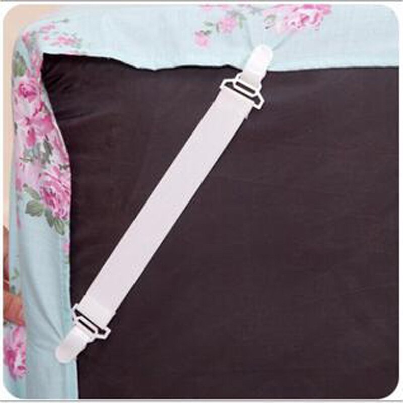 4 unids/set de sábanas elásticas, cobertor de colchón, mantas, pinzas, sujetadores de sujeción antideslizantes, conjunto de accesorios textiles para el hogar