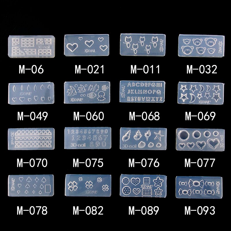 1PC 2x4cm 3D Nail Art forma silikonowa do żywicy do tworzenia biżuterii kot gwiazda serce przezroczysta silikonowa forma dla kobiety DIY wisiorek